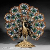 An Edwardian Gilt Bronze and B