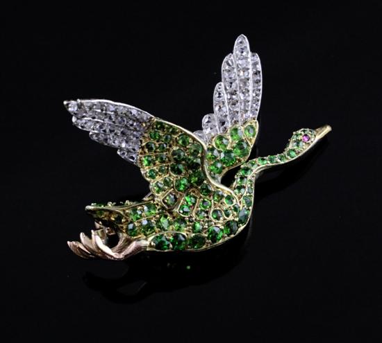 An Edwardian gold diamond and