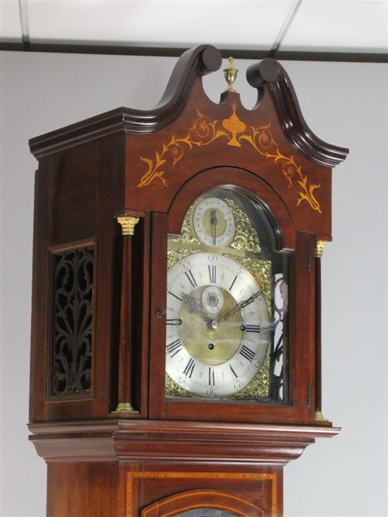 An Edwardian inlaid mahogany