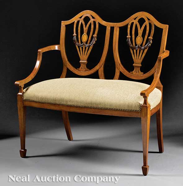 An Edwardian Inlaid Satinwood and