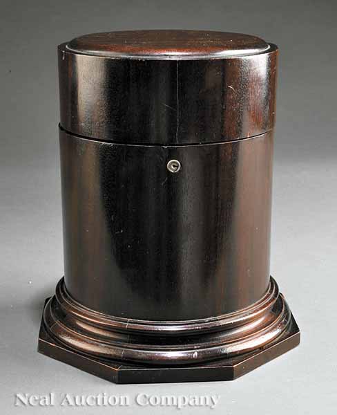 An Edwardian Mahogany and Glass