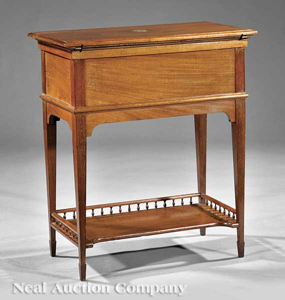 An Edwardian Mahogany Mechanical