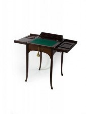An Edwardian mahogany writing
