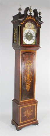 An Edwardian marquetry inlaid