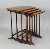 An Edwardian satinwood inlaid