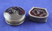 An Edwardian silver and tortoi