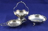 An Edwardian silver bonbon bas