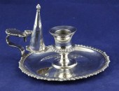 An Edwardian silver chambersti