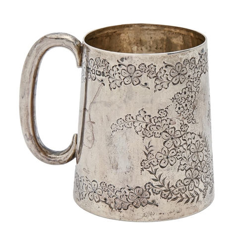 An Edwardian silver christening