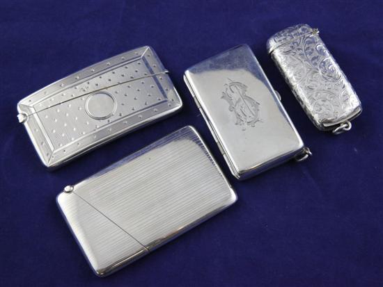 An Edwardian silver combined