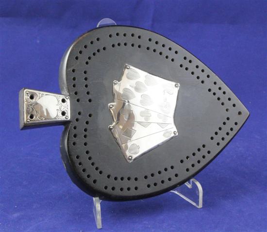 An Edwardian silver mounted