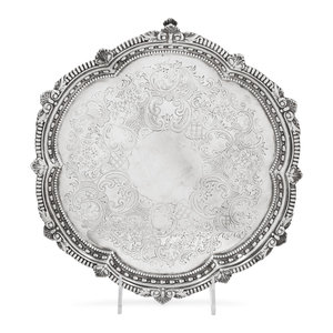 An Edwardian Silver Salver
