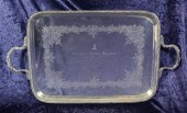 An Edwardian silver two handle