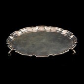 AN EDWARDIAN STERLING SALVER A