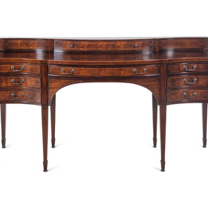 An Edwardian Style Mahogany