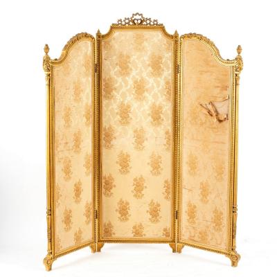An Edwardian three-panel,