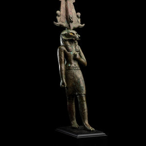 An Egyptian Bronze Khnum Late