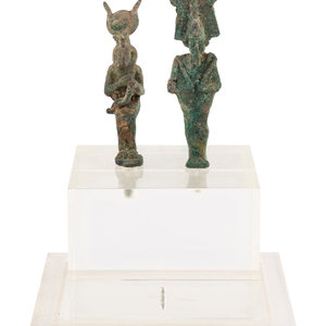 An Egyptian Bronze Osiris and