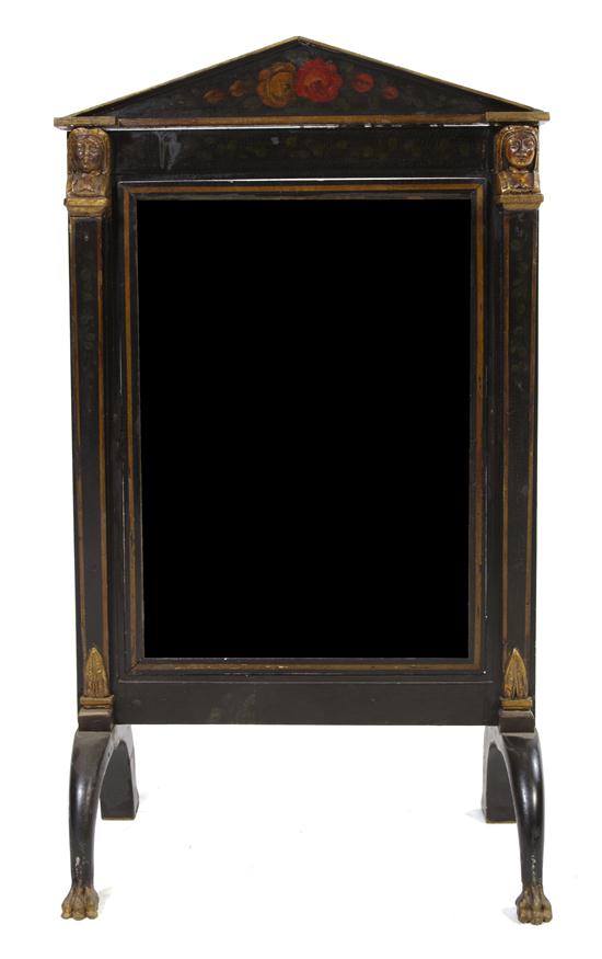An Egyptian Revival Ebonized