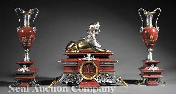 An Egyptian Revival Gilt and
