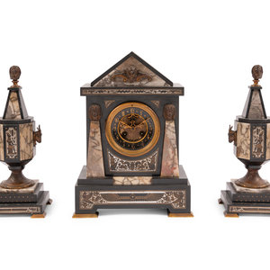 An Egyptian Revival Marble and