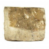 AN EGYPTIAN SANDSTONE FRAGMENT