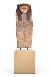AN EGYPTIAN SARCOPHAGUS COVER,