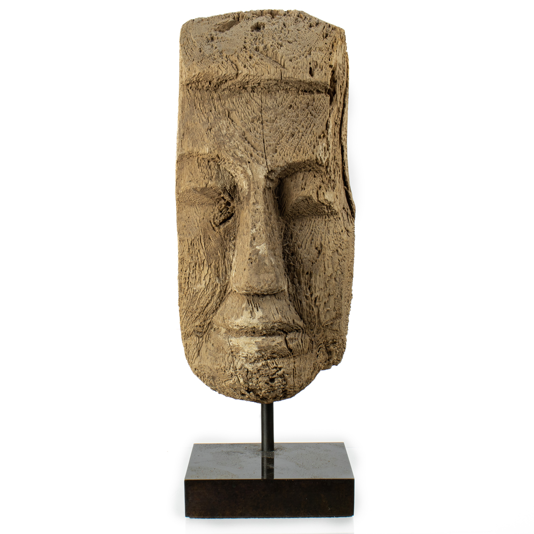AN EGYPTIAN WOOD MASK An Egyptian