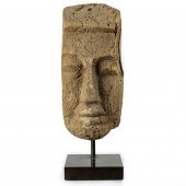 AN EGYPTIAN WOOD MASK An Egypt