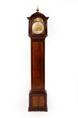 An eight-day mahogany longcase