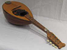 An eight string mandolin with Jim