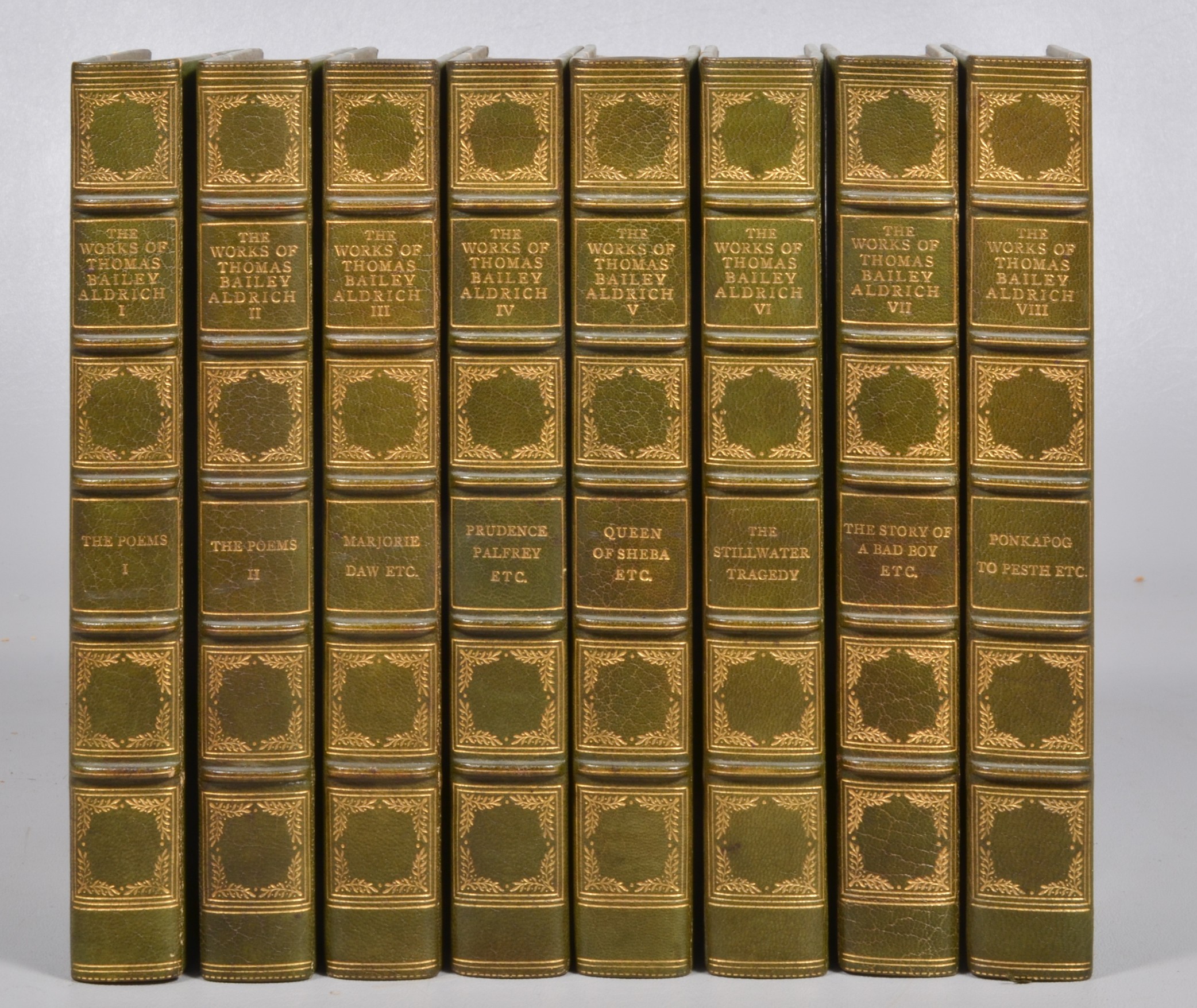 An eight-volume set of The Works of