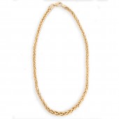 AN EIGHTEEN KARAT GOLD CHAIN N