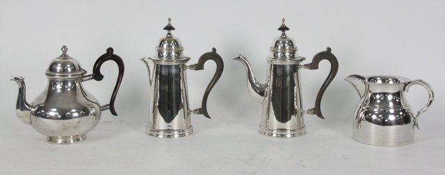 An electroplated Queen Anne style