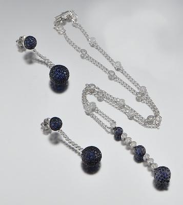 An Elegant Sapphire and Diamond