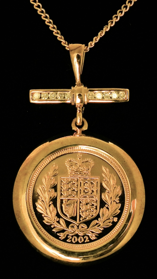 An Elizabeth II Half Sovereign in