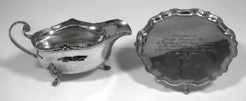 An Elizabeth II silver circular