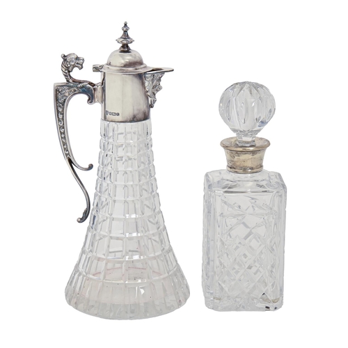An Elizabeth II silver mounted