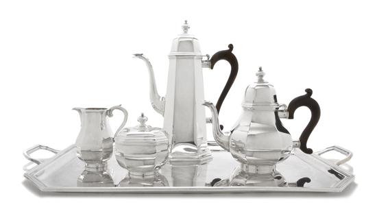 An Elizabeth II Silver Tea and