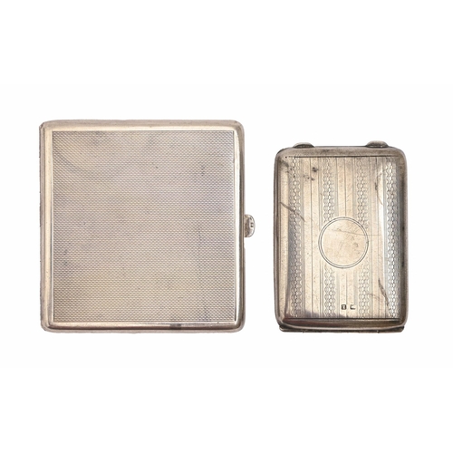 An Elizabeth II square silver