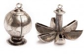An Elizabethan silver pomander