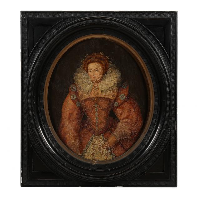 AN ELIZABETHAN STYLE PORTRAIT OF