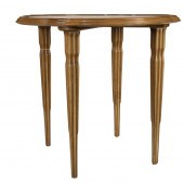 AN EMILE GALLE MARQUETRY INLAI