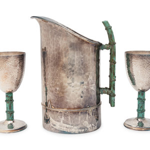 An Emilia Castillo Silver-Plate and