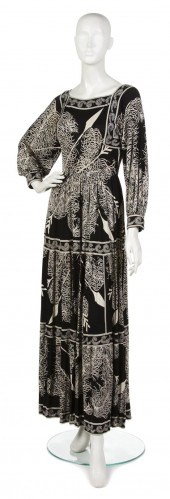 An Emilio Pucci Black and Whit