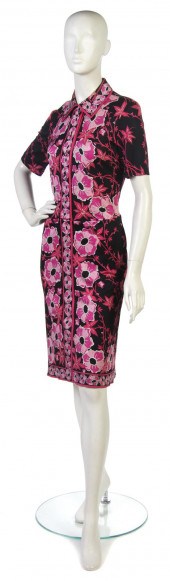 An Emilio Pucci Pink and Black
