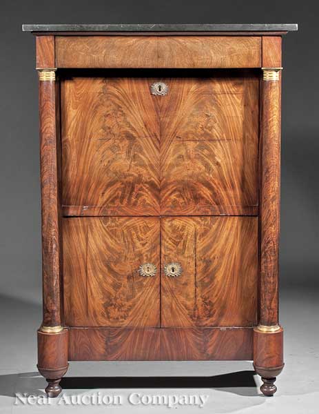An Empire Bronze-Mounted Mahogany
