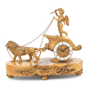 An Empire Gilt Bronze Figural
