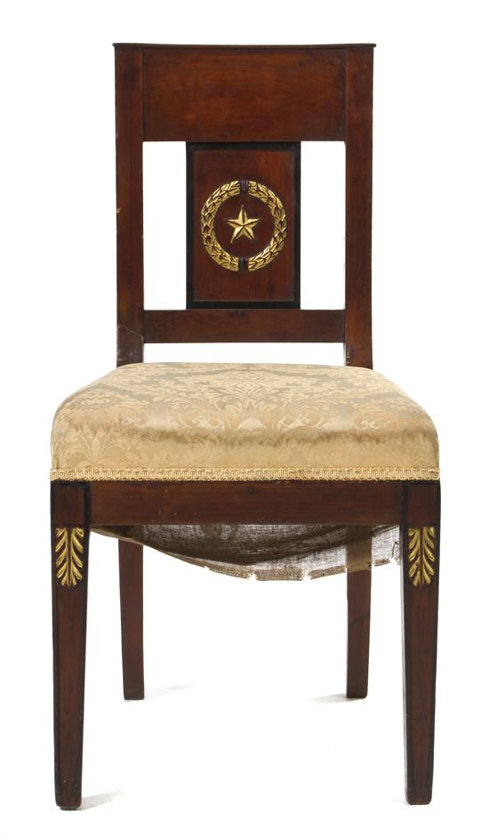 An Empire Mahogany and Parcel