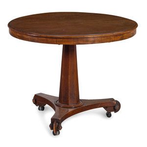 An Empire Mahogany Center Table